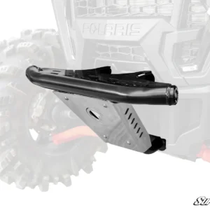 Off-road bumper for a Polaris vehicle.