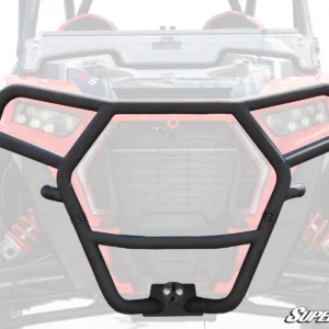 Tubular front brush guard with hex opening