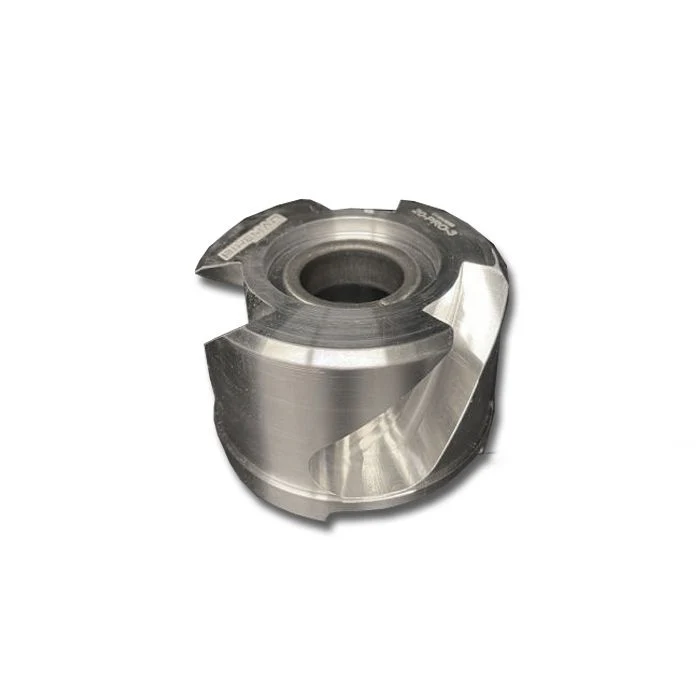 Metal industrial component with sharp edges.