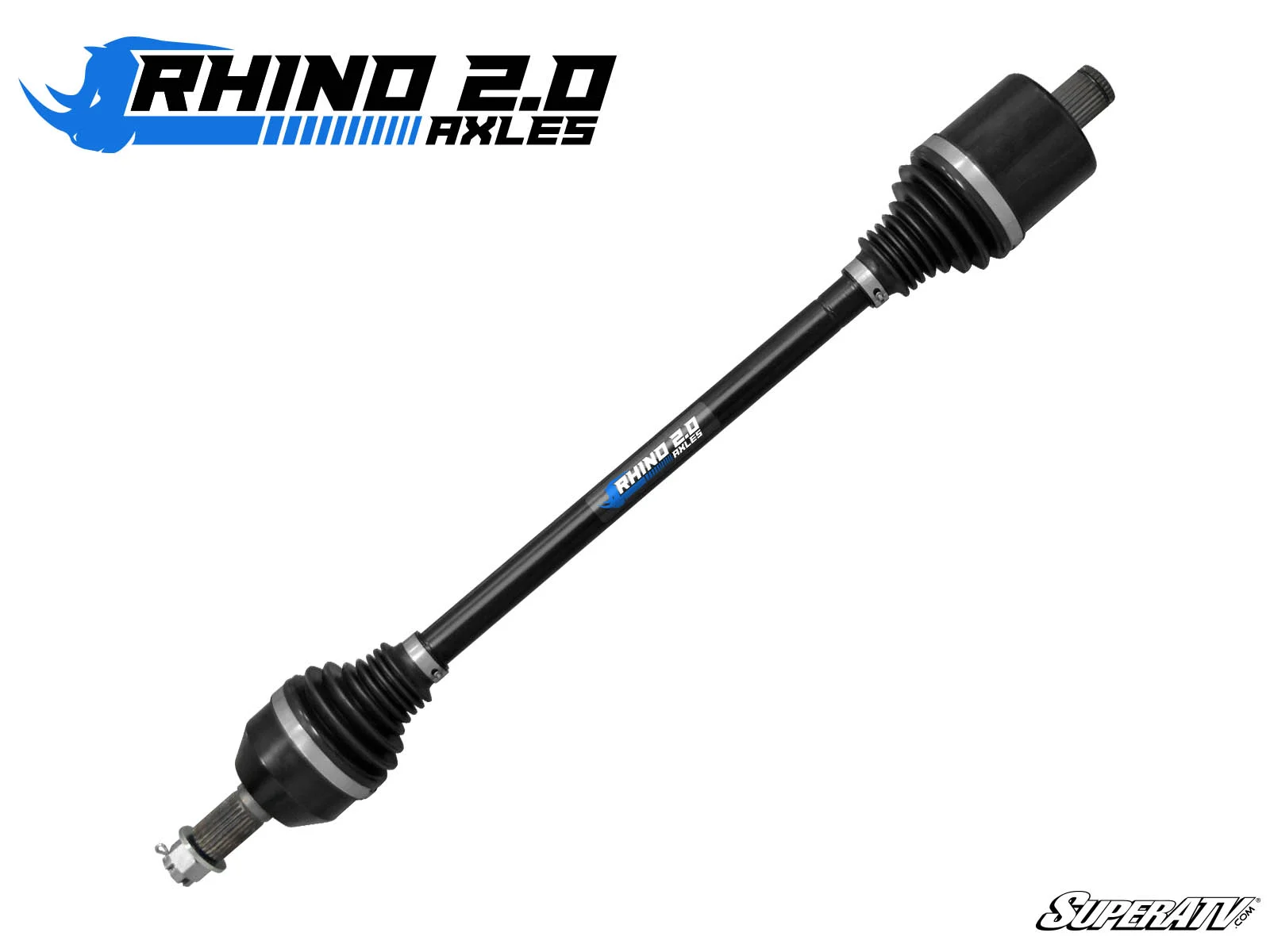 Rhino 2.0 Axles automotive part for vehicle drivetrain.