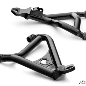 Black metal ATV A-arms